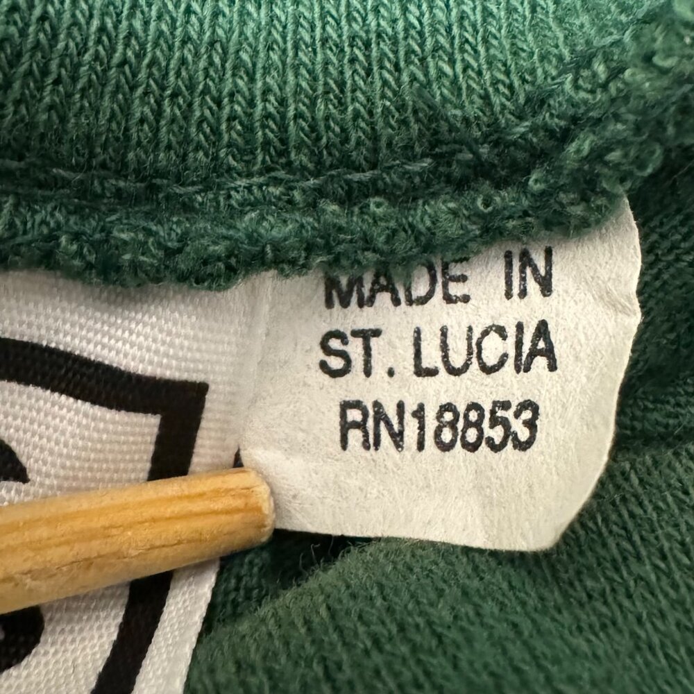 VTG Michigan State University Sweatshirt Men's Medium Green Rollneck 90s Savvy - Picture 6 of 11